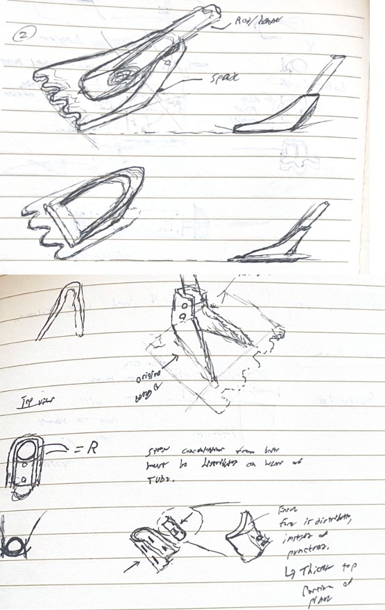 GrimRipper hand sketches