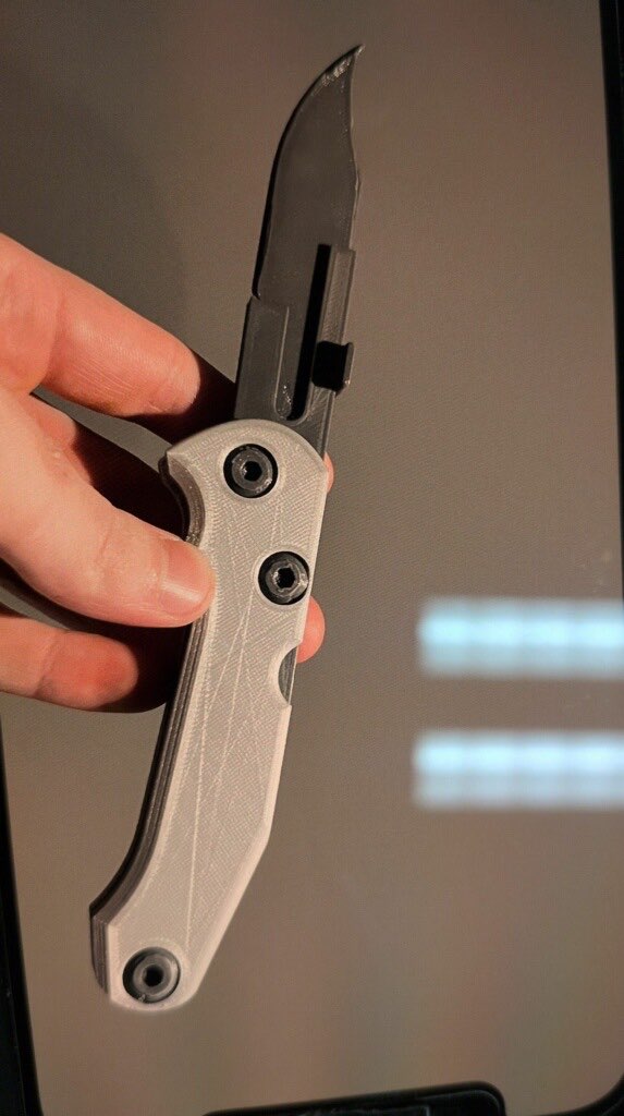 Folding knife prototype