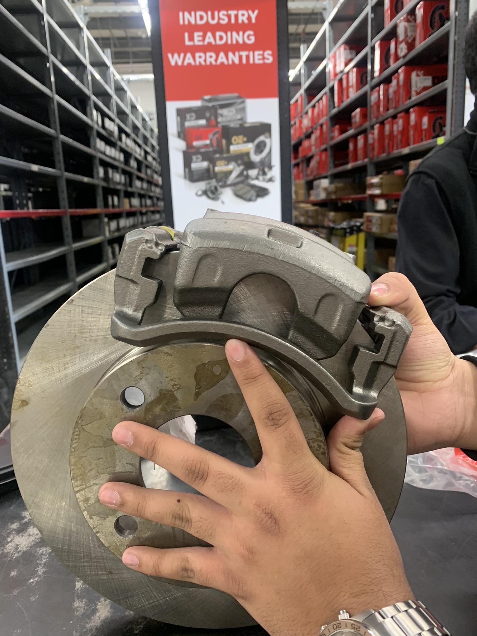 Caliper and rotor evaluation