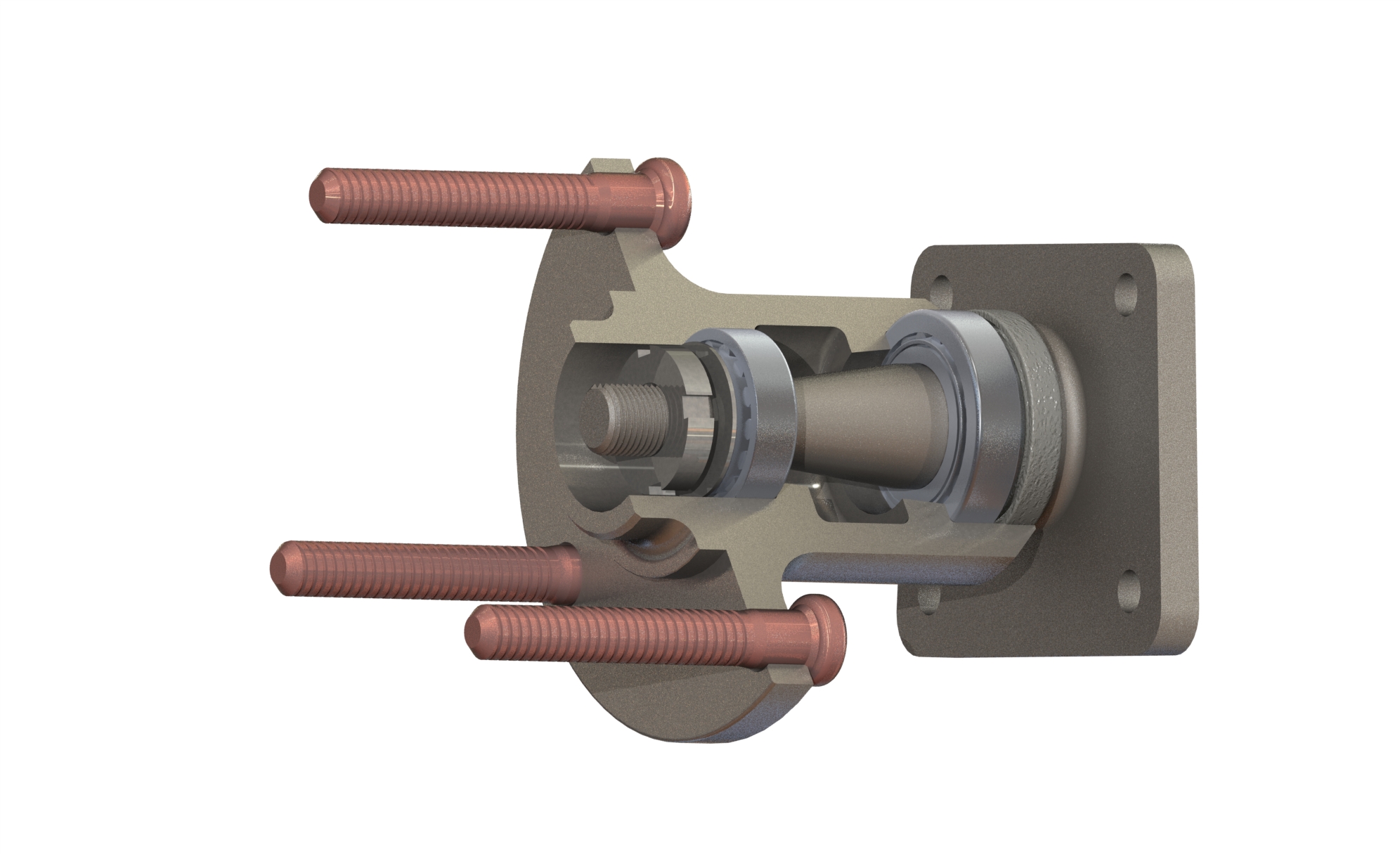 Hub internals cross-section